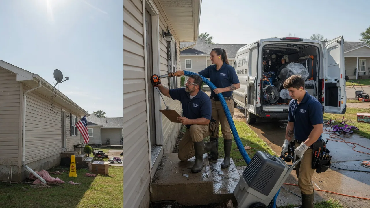 Ceiling Water Damage Restoration in Templeton, MA near me